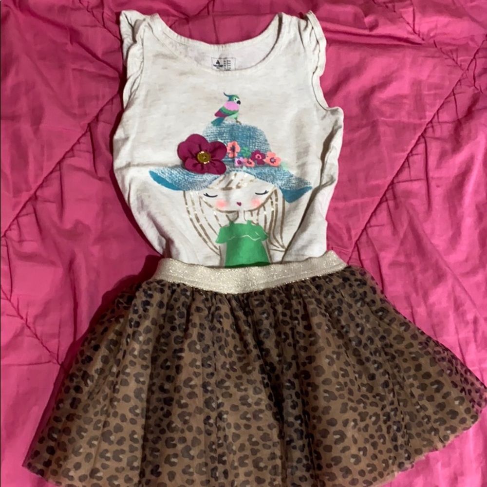 Skirt with a tank top (toddler)
